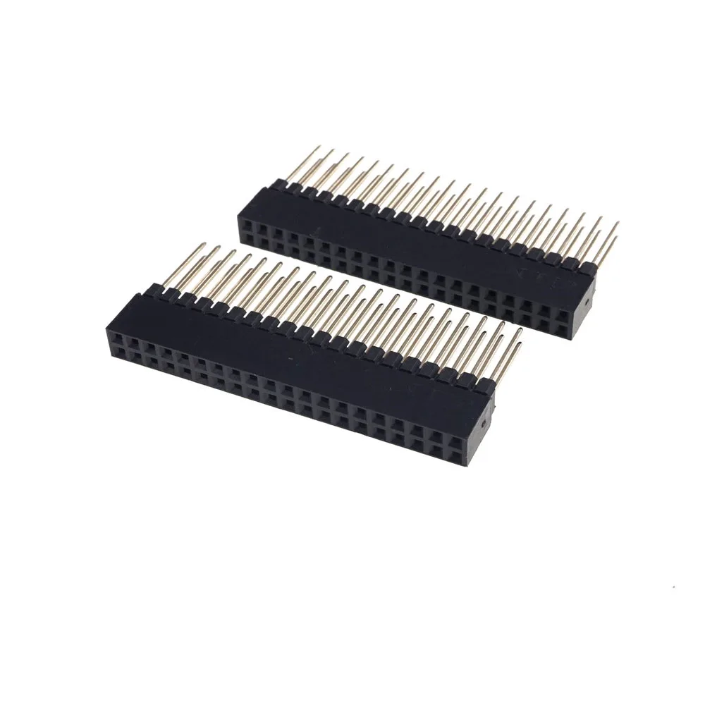 10 Pcs PC104 2.54 MM Pitch 2x20 Pin 40 Female Double Row Long Header Strip Industrial Computer Connector Sockets | Обустройство дома