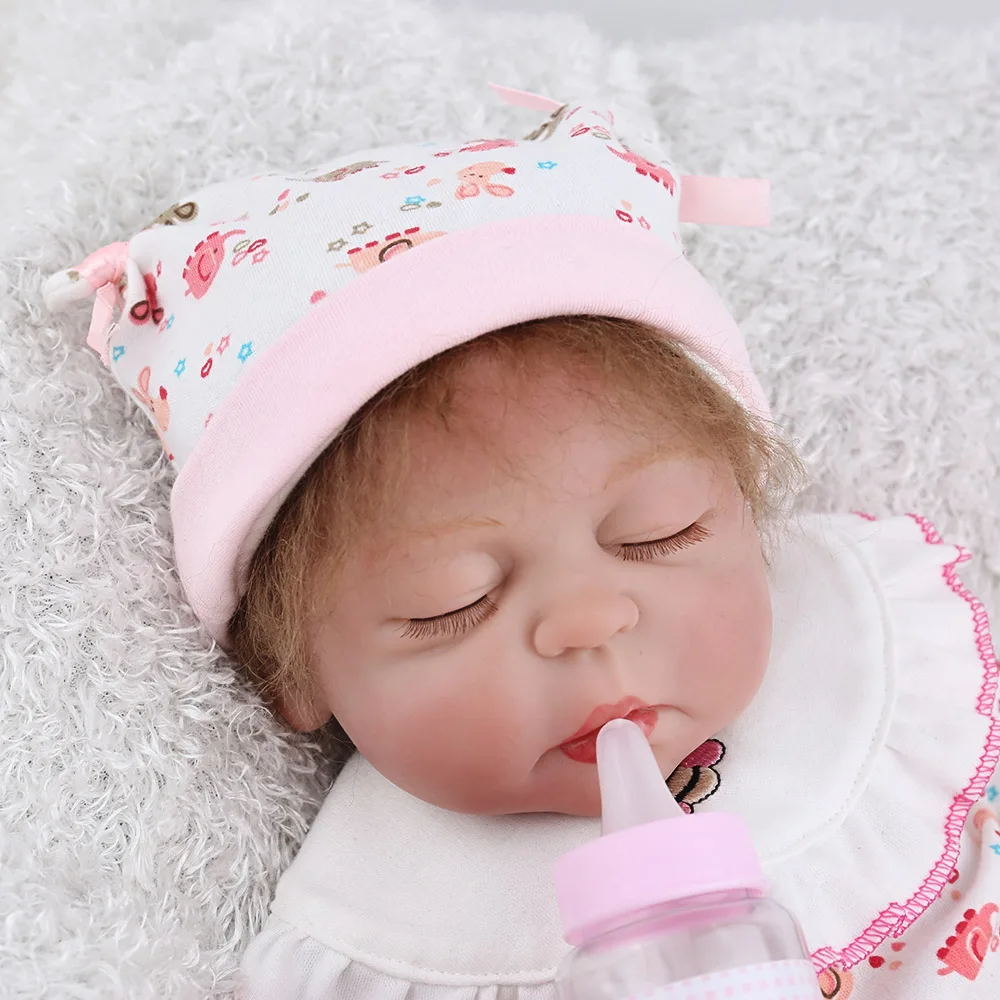 NPK Кукла Reborn Baby полностью виниловые игрушки 18 дюймов реалистичные Bebe дети поддельные младенческие развивающие ванны дети Playmate Babe Boneca