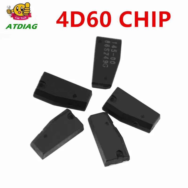 

10pcs/lot 4D60 80 Bits Blank Ceremic Chip TP06 Auto Carbon Car Key Transponder Chip ID60 80Bit for fo-rd for Nis-san for To-yota
