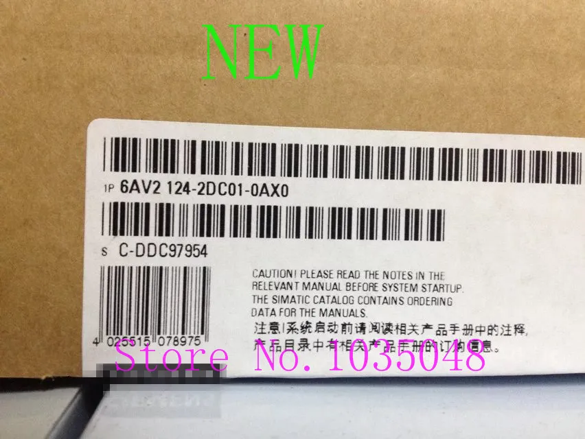 

1PC 6AV2 124-2DC01-0AX0 New and Original Priority use of DHL delivery