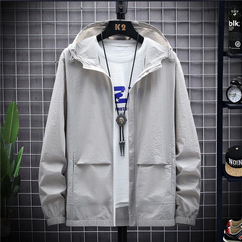 

The new spring and autumn summer jacket, fashion clothing, elegant anoraks, men's coats