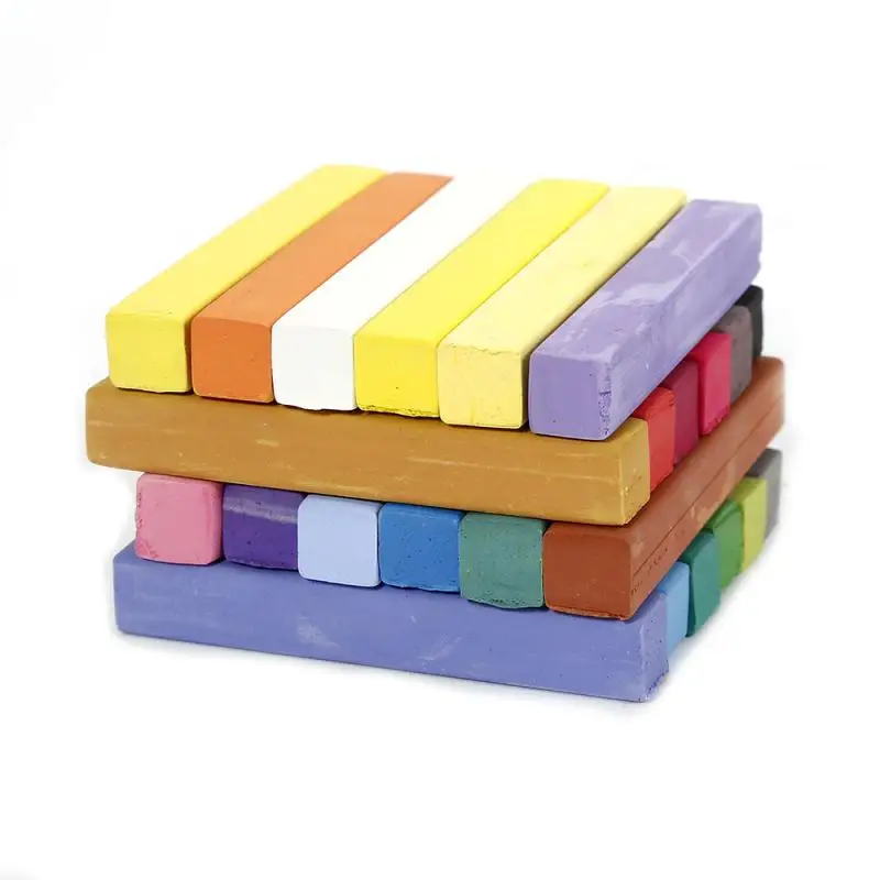 Красивые 24 шт. удобные временные супер краски для волос цветные яркие Меловые