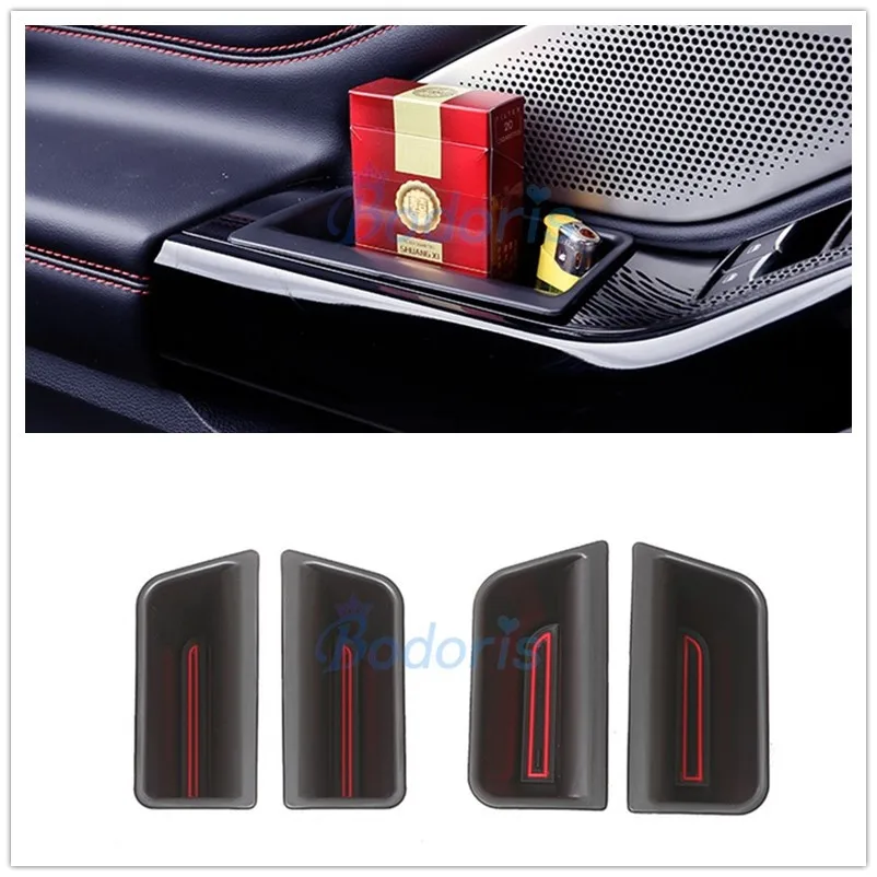 

For Ford Explorer 2020 2021 Front And Rear Door Armrest Storage Box Console Tray Case Car Organizer Strowing Tidying Accessories