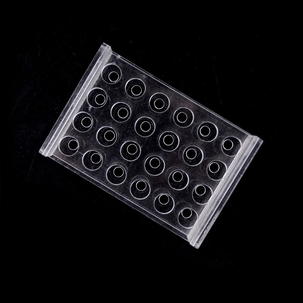 

Test Tubing Rack Holder 11mm Dia School Supply Lab Equipment Plastic 24 Holes 1.5ml Clear Centrifugal Test Tube