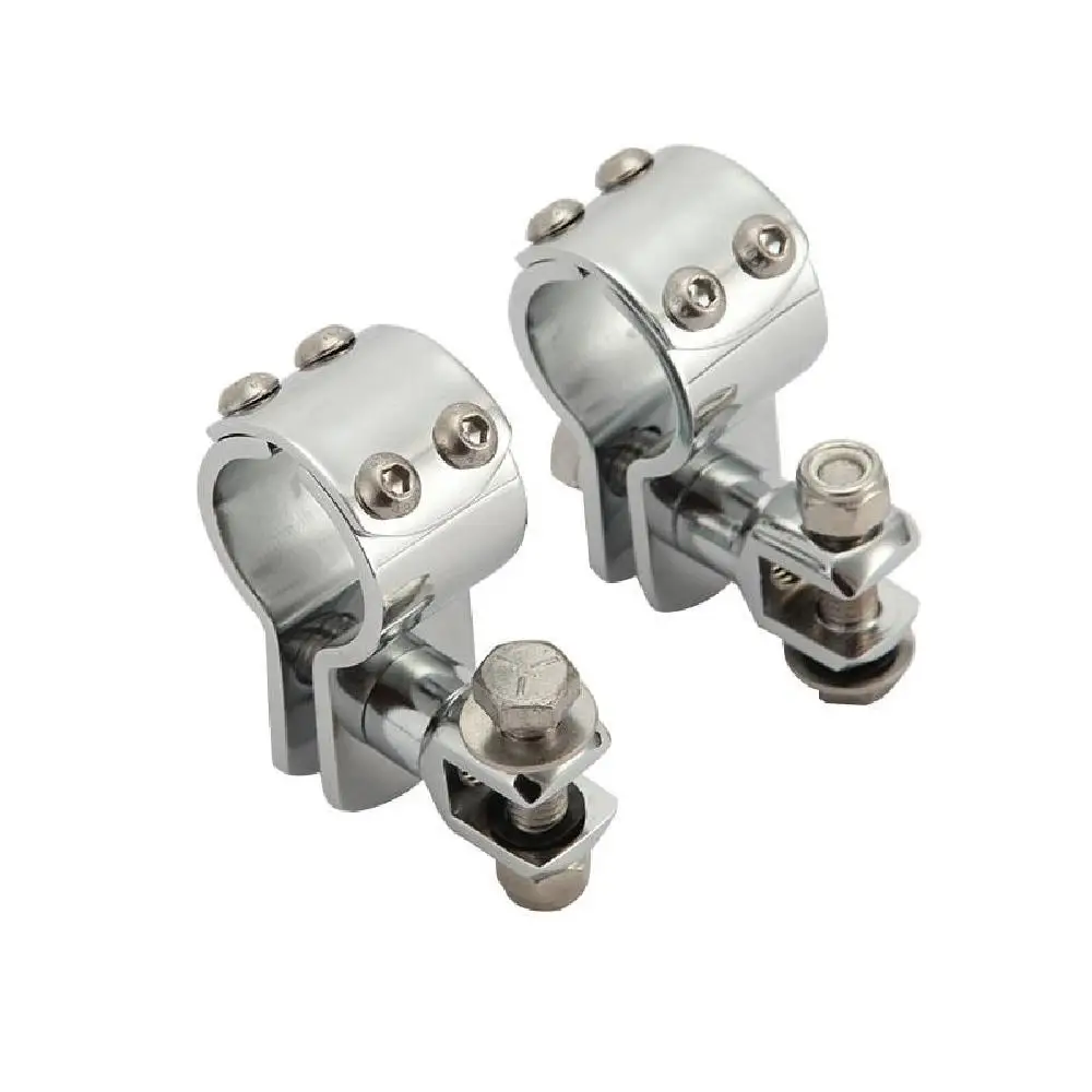 Мотоциклетные колышки Partol педали зажимы защита двигателя скутера хромированный