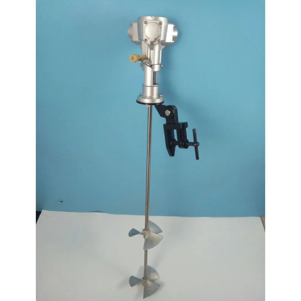 

50 Gallon Pneumatic Mixer Horizontal Plate Rung Dope Tank Barrel Aluminum alloy for Glue ink