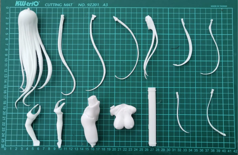 Фигурка из смолы GK в масштабе 1/6 комплект неокрашенных эльфов деревня архейл
