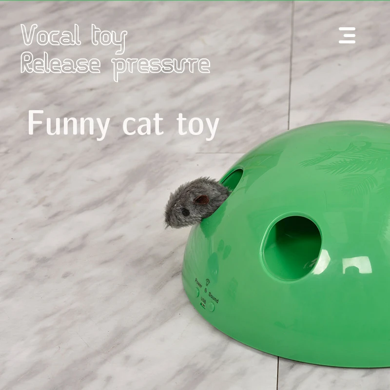 

Electric Cat Toy Cat Tray Funny Cat Toy Mouse Multifunctional Electric Semicircular Cat Toy Interactive Educational Toy