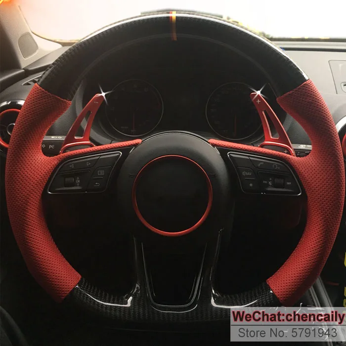 

Suitable For Audi A4L A6L A7 Aluminum Alloy Steering Wheel Shift Paddle Shifter Extended Auto Car Accessories