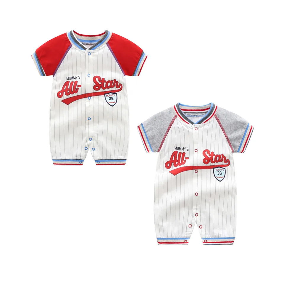 

Summer Cotton Baby Rompers Cartoon Newborn Girls Clothes Toddler Boys Clothing Short Sleeve Infant Jumpsuits