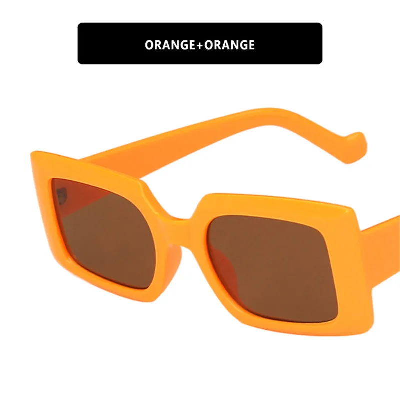 

Classic Vintage Women Hip Hope Rectangle Sunglasses 2021 New Brand Female Outdoor Square Sunglasses Candy Frame Mirror Eyewear