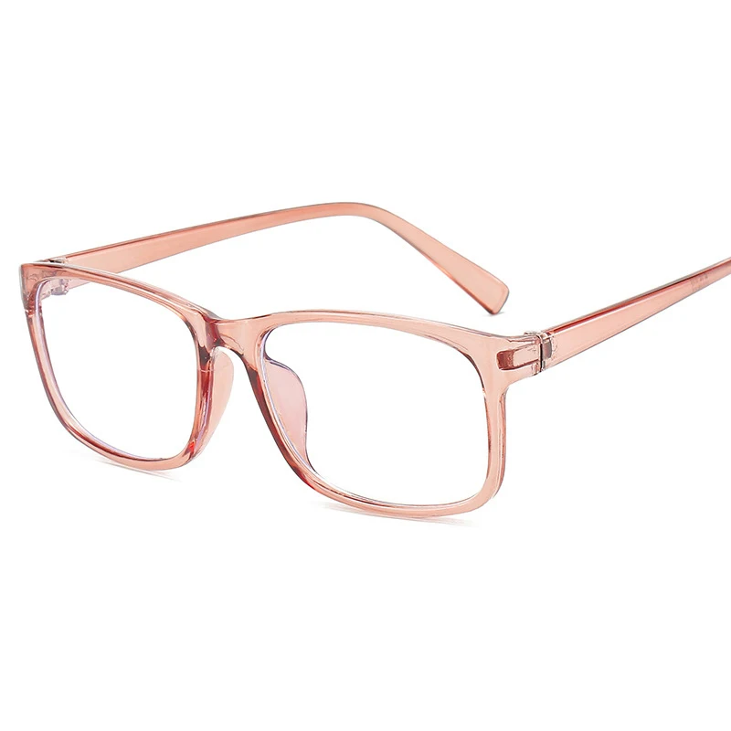 

Vintage Anti Blue Square Women Eyeglasses Frame Transparent Prescription Computer Eye Glasses Frame for Men Eyewear Frames