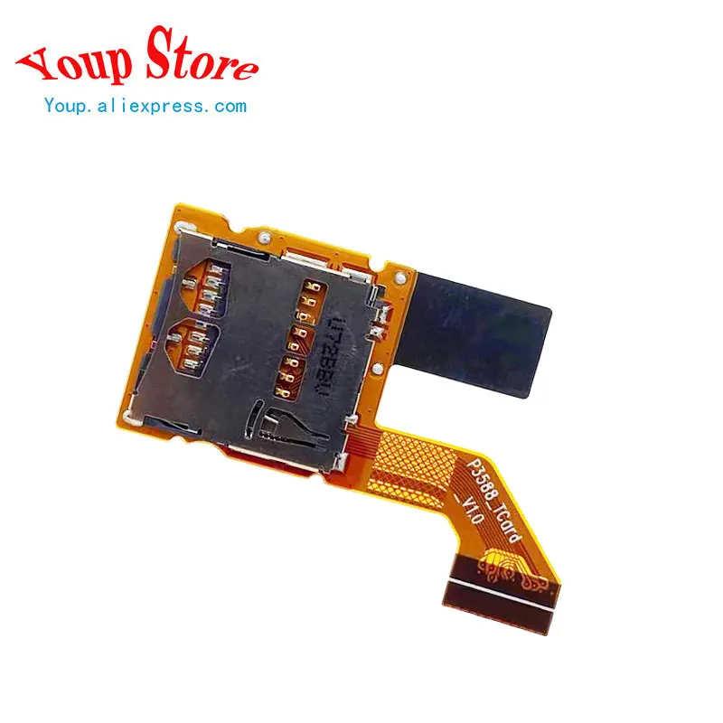 

For Lenovo TAB4 8 Tablet P3588 TCard SIM Card Deck With Cable FPC SIM Card Slot New Original 5F78C08120