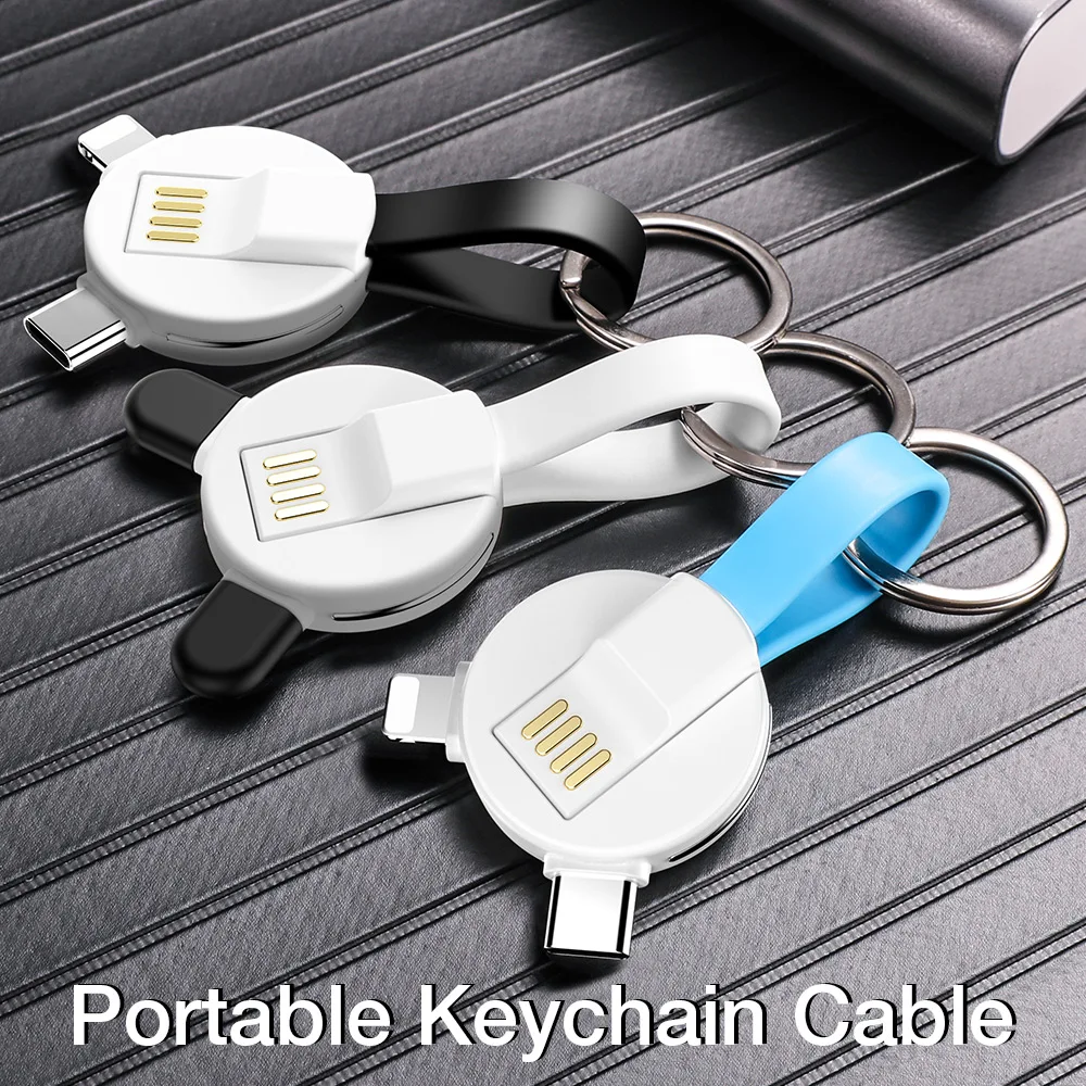Кабель usb 3 в 1 Micro type-C Магнитный usb-кабель для iphone samsung Xiaomi 2A Быстрая зарядка 63 мм брелок для power bank дорожная зарядка магнитная зарядка micro usb