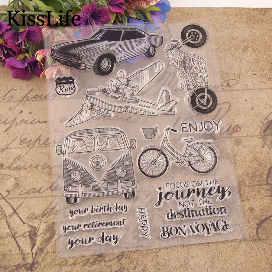 Новинка 2019 1 лист штампы с надписью Enjoy для автомобиля грузовика велосипеда