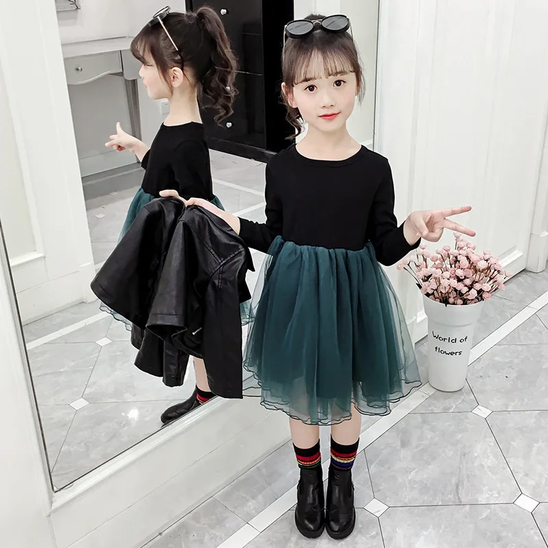 Детские комплекты одежды для маленьких девочек Осенняя детская одежда топ