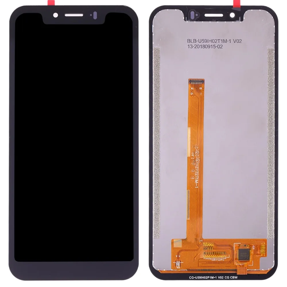 Черный Ulefone Armor 5 ЖК-дисплей+ сенсорный экран дигитайзер стеклянная панель Замена дисплея - Цвет: Черный