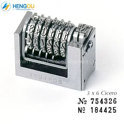 2 шт. 100% все стали переднее 7 знака после запятой нумерационная машина 3х6 в римском