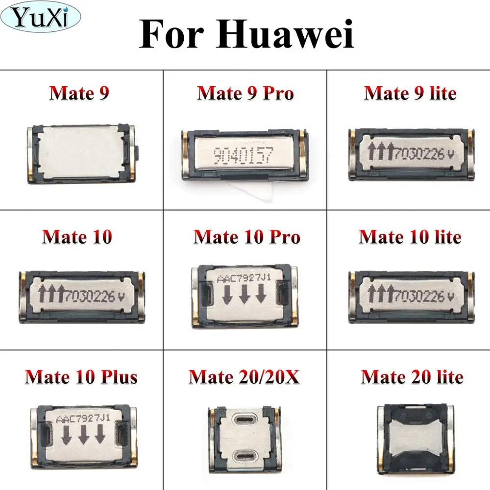 YuXi 2 шт. новый топ передний наушник динамик для HuaWei Mate 20 20X 10 9 Lite Pro Plus запасные