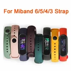Спортивный ремешок для Xiaomi Mi Band 6 5 4 3, сменные ремешки для фитнес-браслета Xiaomi Mi Band 4 3