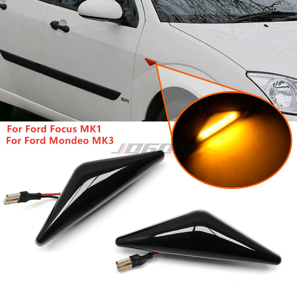 

LED Dynamic Side Marker Fender Blinker Indicator Sequential Light For Ford Focus MK11998-2004 Mondeo MK3 2000-2007
