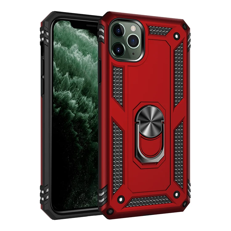 Бронированный чехол для телефона iphone 11 Pro Max 6 6S 7 8 plus чехол-подставка с магнитным