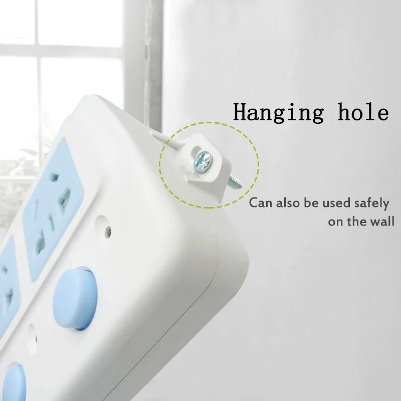 Новый Мощность полосы гнездо для шнура удлинителя 2 5 м 4/8 AC розетка адаптер