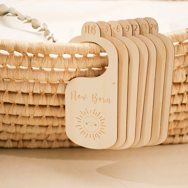 

Let's make 5PC/7PC Rainbow Partition Board Newborn Safe Wooden Room Closet Wardrobe Board Memorial Baby Photography Accessories