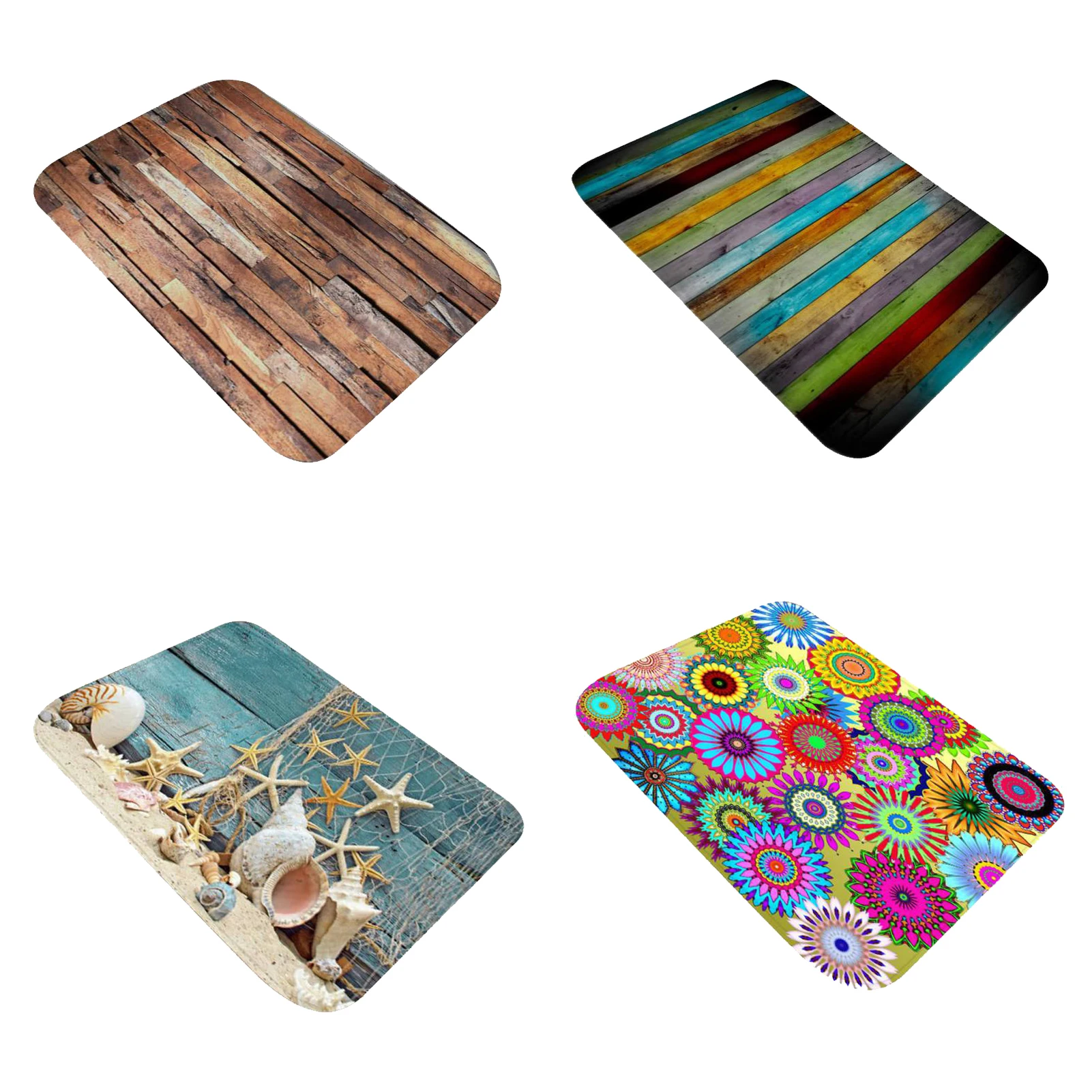 

Home Bath Mat Non-slip Bathroom Carpet Flannel sponge Door Mat for Bedroom Bathroom Kitchen Living Room 60*180cm