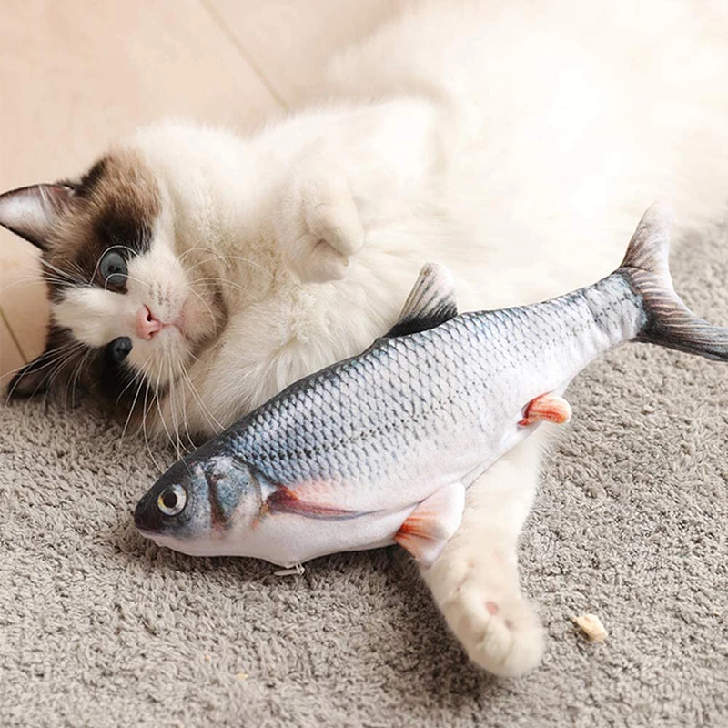 

Cat Realistic Interactive Toys for Indoor Cats Moving Fun Toy for Cat Exercise Motion Kitten Toy