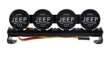 Gwolves 101 мм Алюминий 5 Режим Функция Jeep блики 4LED Light 1/10 1/8 1/5 Traxxas HSP Монстр короткие
