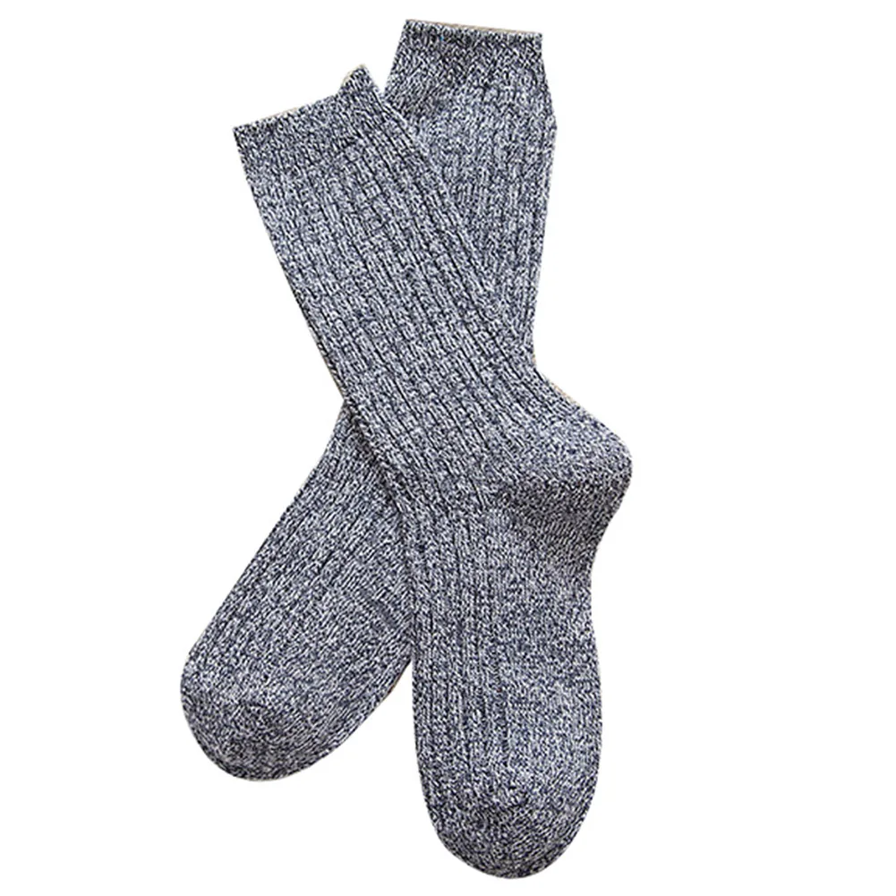 

Casual Soft Cotton Socks Autumn Winter Vintage Women Solid Color Elastic Middle Tube Pile Heap Socks Harajuku