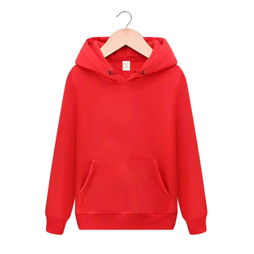 Модная Качественная мужская и женская однотонная толстовка с капюшоном