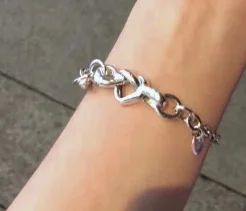 

YPD144 925 Silver Girl's Bracelet Zircon Crystal Decoration Lady's Bracelet Birthday Party Gift