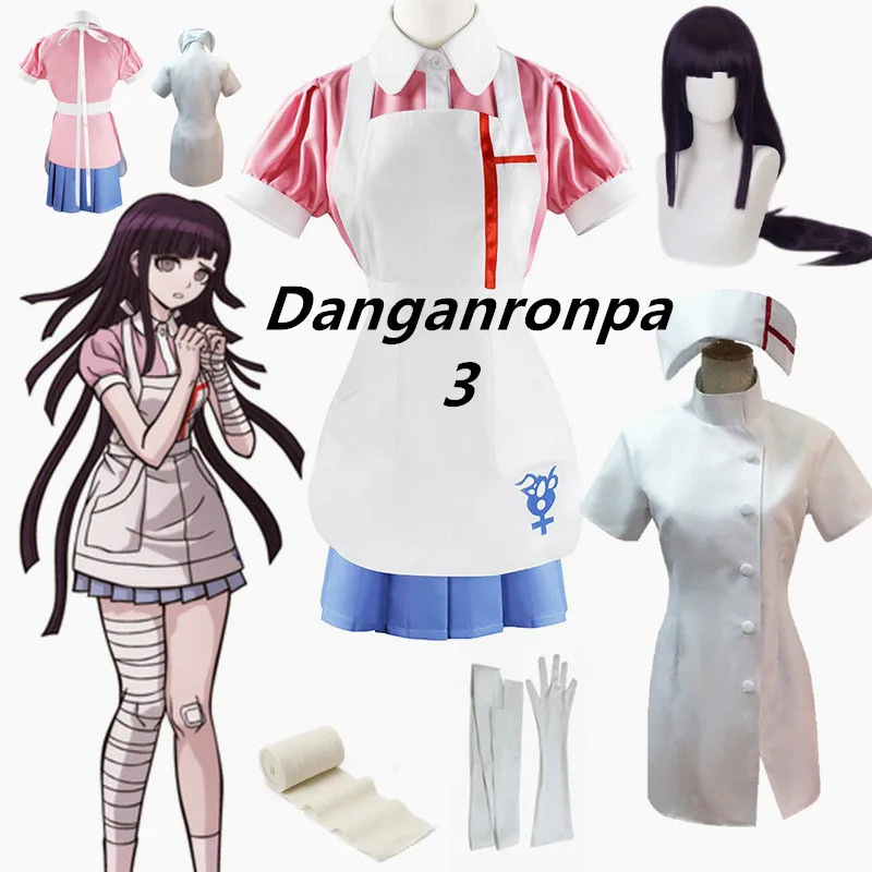 

Danganronpa 3 Side: Despair Mikan Tsumiki Cosplay Sexy Nurse Uniform Dress Anime Cosplay Costume Halloween Costumes For Women