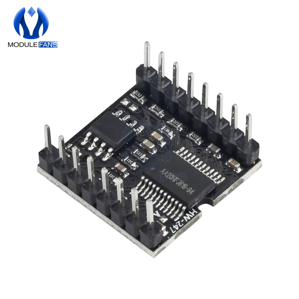 10 шт. мини модуль MP3 плеера tf карта u диск mp3 плеер аудио голосовой плата для Arduino DF
