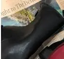 black VIISENANTIN сапоги женские крутые шлепки Черные и темно-красные туфли Красная белая, из микрофибры; модные в стиле GUIDI, мужкая цельнокроенная; Молния сзади круглый носок туфли под платье - Цвет: black