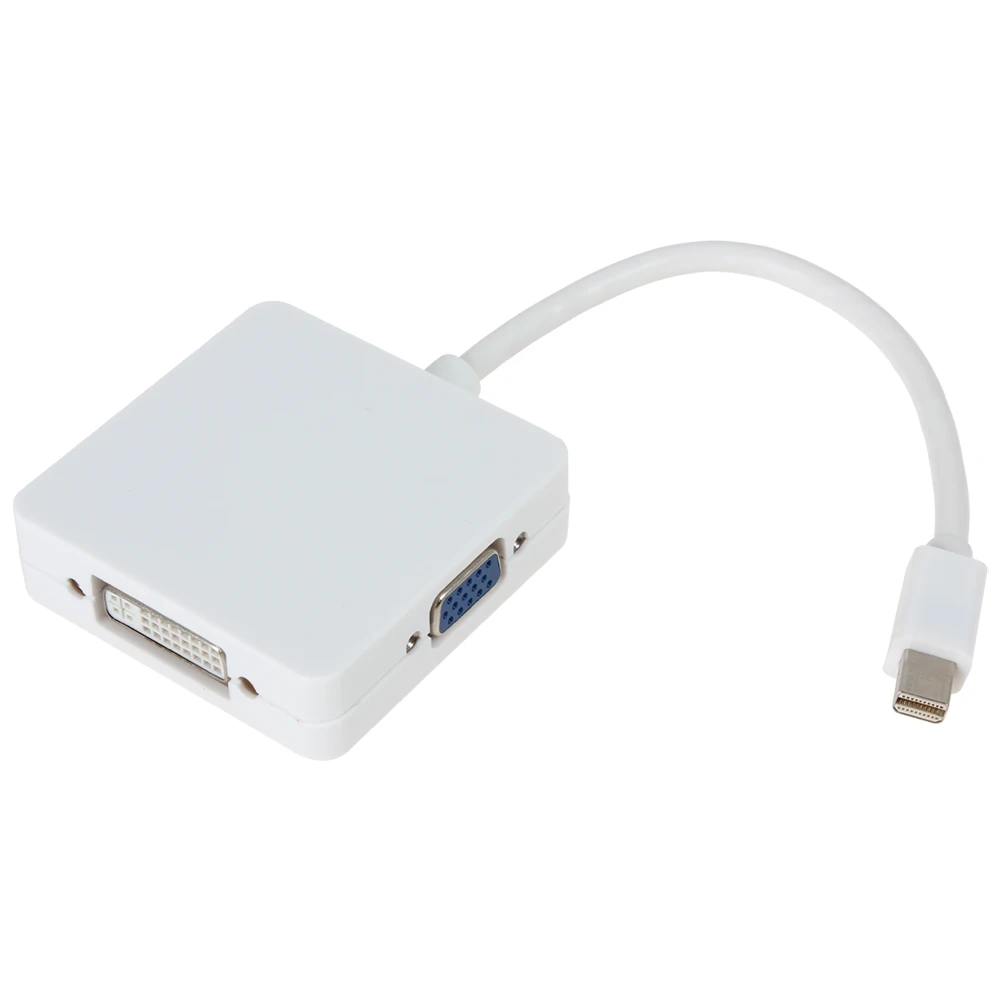 Переходник Thunderbolt Mini для порта дисплея DVI /VGA подходит Macbook Air Pro | Электроника