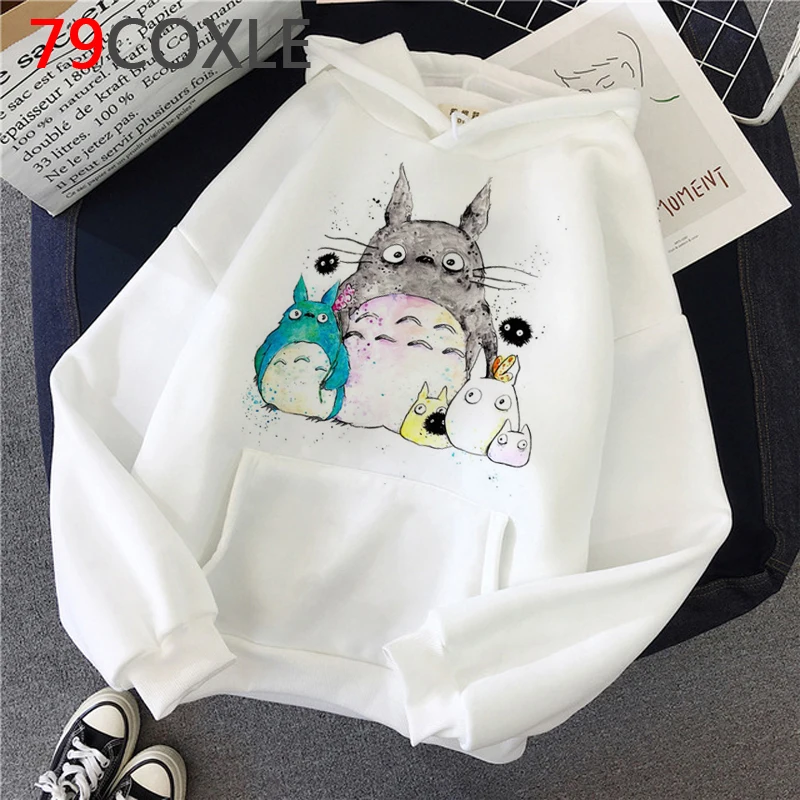

Totoro Studio Ghibli hoodies women Korea y2k aesthetic graphic women pullover clothing harajuku