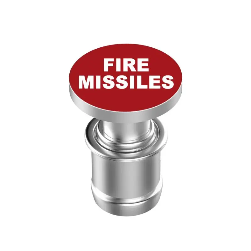 FIRE MISSIL Автомобильный прикуриватель кнопка извлечения противопожарной ракеты подходит для большинства автомобильных транспортных средств - Название цвета: FIRE MISSIL