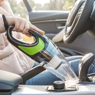 

4000Pa Home Handheld Cordless Car Vacuum Cleaner DC 12V 120W Wet/Dry Dual Use Auto Portable Rechargeable Dust Collector