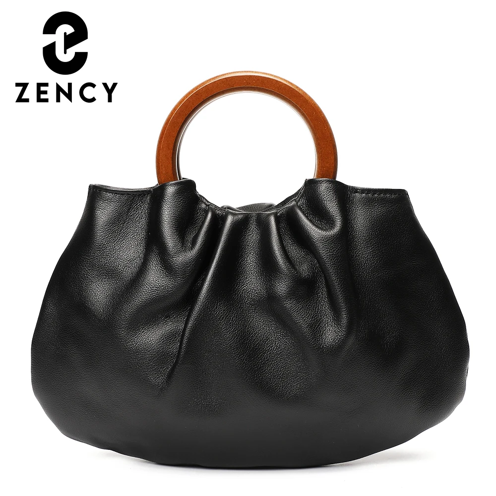 

Zency женская сумка из натуральной кожи Hobos модная сумка женская летняя дизайнерская сумка на плечо уникальная маленькая черная сумка через п...