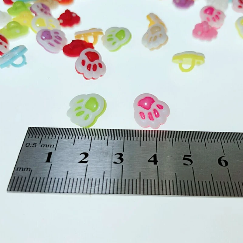 HL 100 шт конфетных цветов маленький медведь лапа разноцветный мультфильм детей