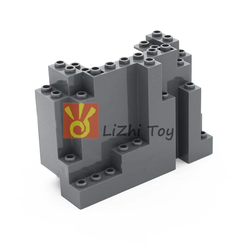 Кубики MOC 6082 рок Панель 4X10X6 прямоугольный DIY просветить строительные блоки