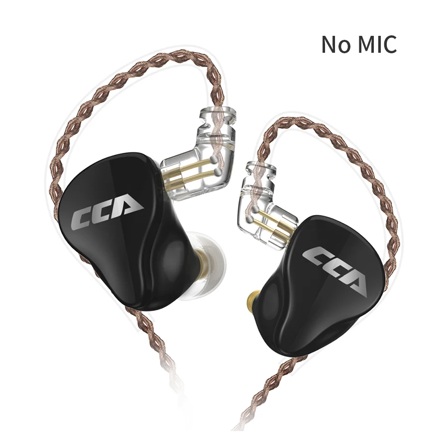 Гибридные Hi-Fi наушники-вкладыши CCA CA16 7BA + 1DD со съемным 2-контактным кабелем для