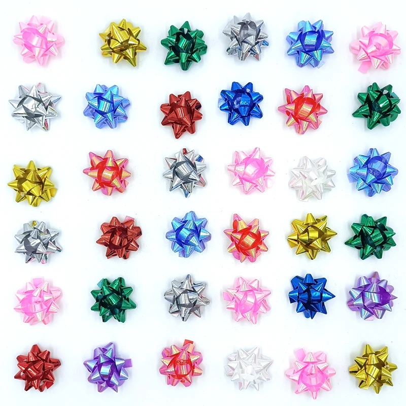 100 шт. 2 5 см мини конфетти подарочные банты рождественские клейкие свадебные