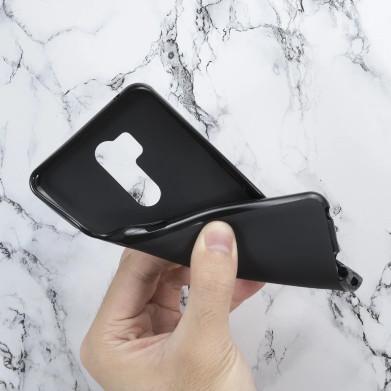 Black TPU Чехол для телефона из искусственной кожи с текстурой под дерево для LG G7 ThinQ, флип-чехол-книжка для LG G7 ThinQ, деловой чехол-кошелек, Мягкая силиконовая задняя крышка - Цвет: Black TPU