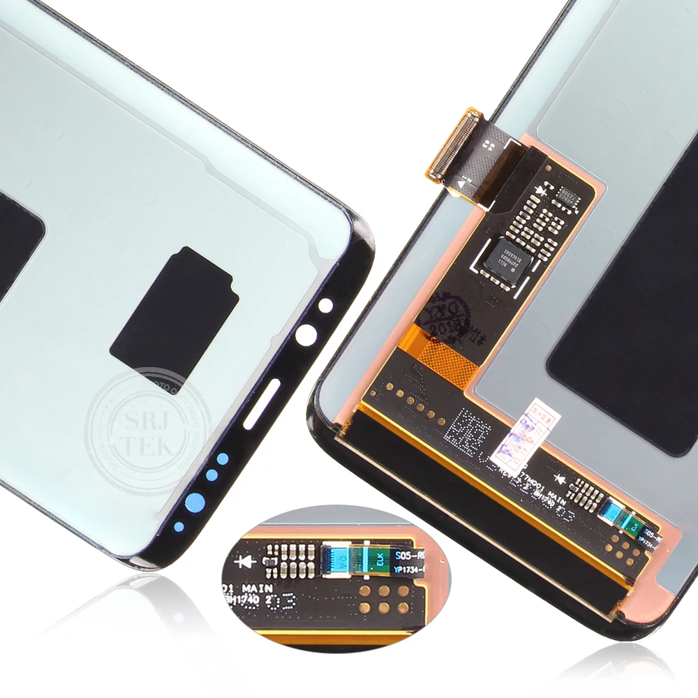 AMOLED Дисплей 5 8 дюйма для Samsung Galaxy S8 ЖК дисплей сенсорный экран рамка в сборе стекло
