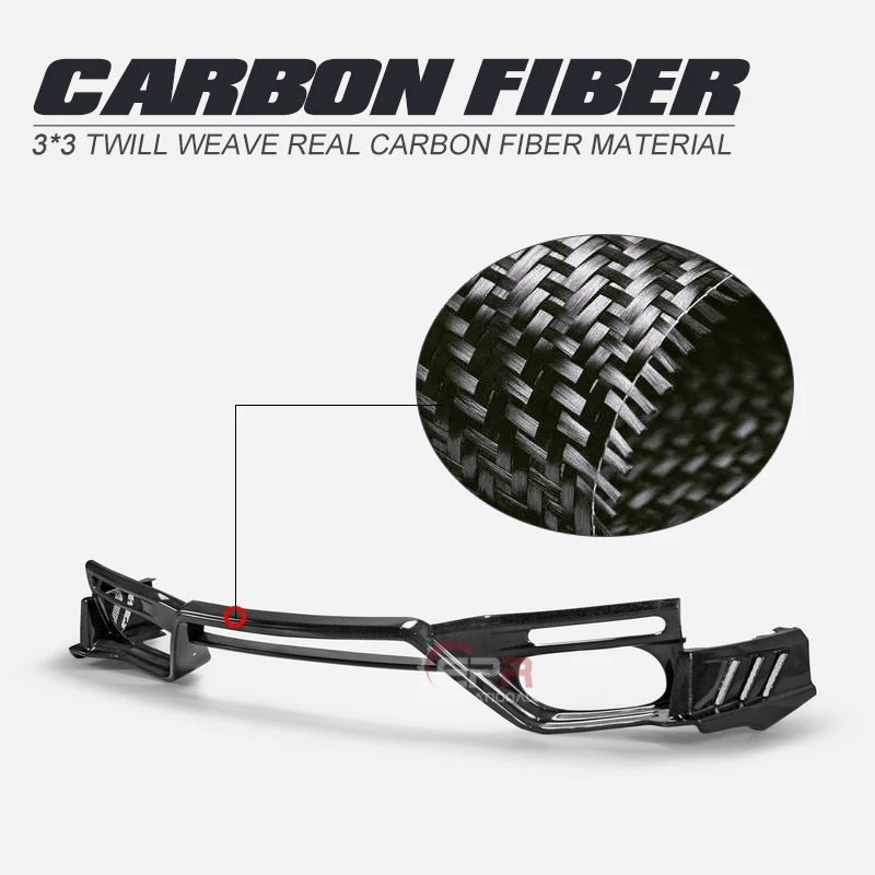 Автомобильный Стайлинг TS Style сплиттер для заднего бампера из углеродного волокна