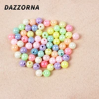 imitation pearls round loose beads 6mm 8mm 10mm acrylic spacer beads for jewelry making diy garment pearls beads accesories